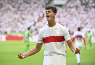 Goal celebration Jose Maria Chema Andres Baixauli VfB Stuttgart (30) Goal celebration Gesture