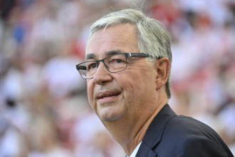 President Dietmar Allgaier VfB Stuttgart Portrait Bundesliga, MHPArena, MHP Arena Stuttgart,