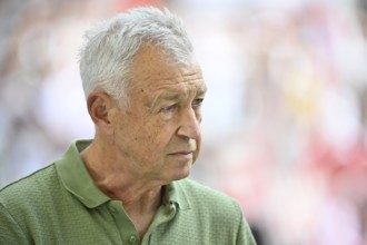 Former VfB player Karl Allgöwer, portrait Bundesliga, MHPArena, MHP Arena Stuttgart,