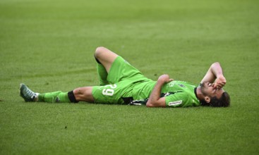 Joe Scally Borussia Mönchengladbach BMG (29) injured Injury calf cramp, Bundesliga, MHPArena, MHP