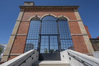 Artist Stefan Strumbel's studio in a former, historic boiler house of a brewery, Offenburg,