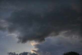Regemwolken (Nimbostratus), Bavaria, Germany