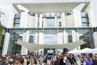Visitors at the Open Day at the Federal Chancellery in Berlin on 24.08.2025. On 23 and 24 August,