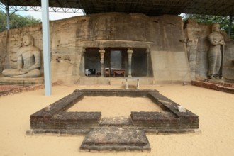 Galviharya rock temple, Polonnaruwa ruins of the garden-city created by Parakramabahu the Great in