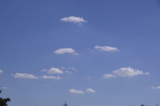 Landscape in summer with cloudy sky, Germany