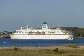 Cruise ship Germany, Laboe, Kiel Fjord, Schleswig-Holstein, Germany