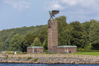 Submarine memorial, Heikendorf, Kiel Fjord, Schleswig-Holstein, Germany