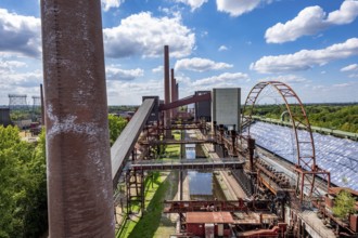 The Zollverein coking plant, backdrop to the once largest central coking plant in Europe, closed in