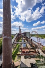 The Zollverein coking plant, backdrop to the once largest central coking plant in Europe, closed in