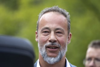 Ludwigshafen: Rally by Joachim Paul (AfD) in Ludwigshafen-Oggersheim***Picture: Jan Bollinger (AfD)