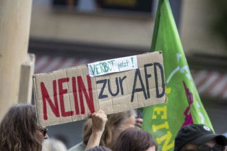 Counter-demonstration against the rally of AfD politician Joachim Paul in