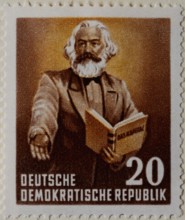 Karl Marx, 1818-1883, a German philosopher, economist, historian, sociologist, political theorist,