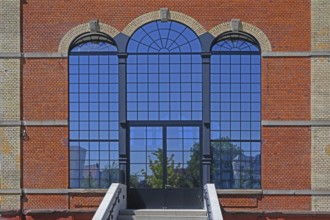 Artist Stefan Strumbel's studio in a former, historic boiler house of a brewery, Offenburg,