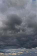 Rain clouds (Nimbostratus), Bavaria, Germany