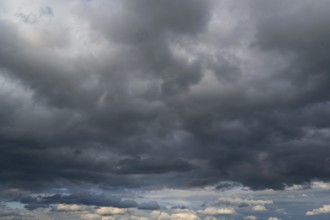Rain clouds (Nimbostratus), Bavaria, Germany