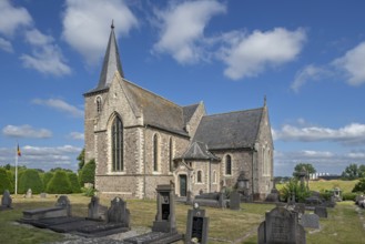 The old Sint-Pieterskerk, St. Peter's Church, now necropolis with graves of Belgian WWI soldiers