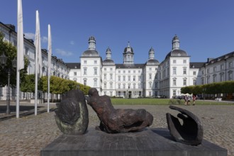 Schloss Bensberg, Althoff Grandhotel Schloss Bensberg, luxury hotel, sculpture Krieger by Markus