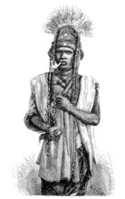 A man from the Pöth tribe, Fulani, also known as Fula or Peul, large ethnic group mainly indigenous