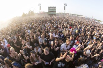 Festival visitors at the Highfield Festival on Saturday, Störmthaler See, 16/08/2025 Notes: the