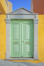 Traditional house, Chorio, Symi Island, Dodecanese Islands, Greece