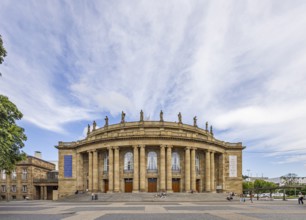 Littmann building on Stuttgart's Eckensee, venue of the Württemberg State Theatre Stuttgart (WST) .