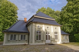 Jagdschlößchen am Ukleisee, Sparkassen-Stiftung, in the forest above the Ukleisee. Eutin,
