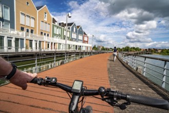 Small town of Houten near Utrecht, bicycles have priority in the town of 50, 000 inhabitants,