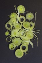 Leek, sliced leek, leek