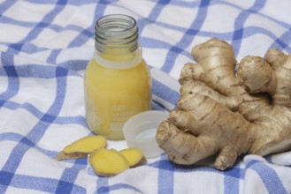 Ginger root and ginger shot