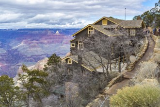 Famous historic Kolb Studio on the South Rim of Grand Canyon National Park in Arizona