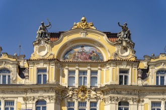 The Art Nouveau Palace of the former municipal insurance company on Old Town Square in the Old Town
