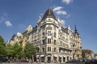 Art Nouveau building in Prague, Czech Republic