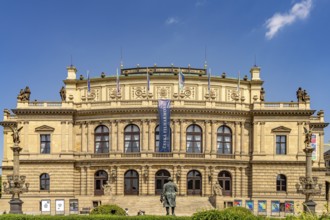 The Rudolfinum, concert and gallery building of the Czech Philharmonic in Prague, Czech Republic