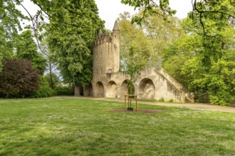 The Heidentürmchen in Speyer Cathedral Garden, Rhineland-Palatinate, Germany