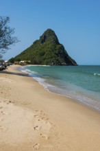 Lonely beach, Ao Noi Beach, Prachuap Khiri Khan, Prachuap Khiri Khan Province, Central Thailand,