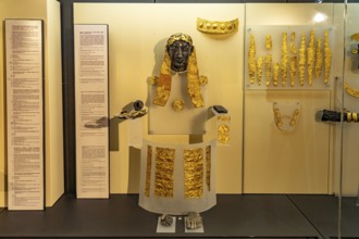 Chryselephantine sculptures in the Delphi Archaeological Museum, UNESCO World Heritage Site in