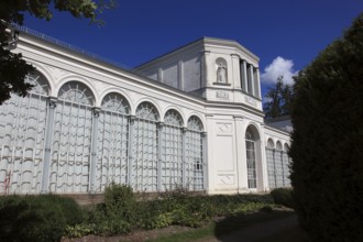 Putbus orangery on the island of Rügen, Vorpommern-Rügen district, Mecklenburg-Western Pomerania,