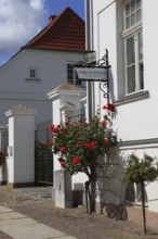A heritage-protected house on the Circus, Putbus on the island of Rügen, Vorpommern-Rügen district,