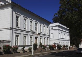 The heritage-protected house Circus 11, Putbus on the island of Rügen, Vorpommern-Rügen district,