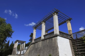 Pergola, in Putbus Castle Park on the island of Rügen, Vorpommern-Rügen district,
