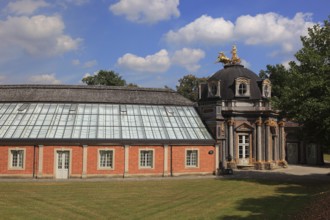 Orangery with Sun Temple, Hermitage in Bayreuth, Upper Franconia, Bavaria, Germany