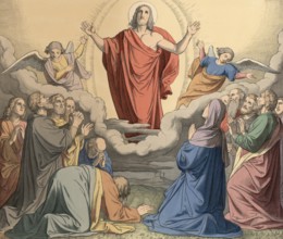 Biblical story, Ascension of Jesus, Ascension Day, symbol of a Christian festival that marks the