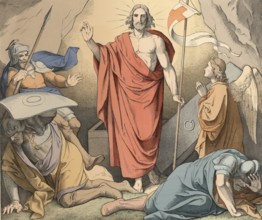 Biblical story, Jesus resurrection, central event in the Christian faith in which Jesus Christ was