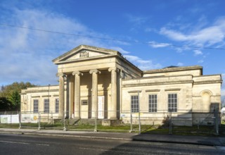 Devizes Assize Court building currently derelict, Devizes, Wiltshire, England, UK architect Thomas