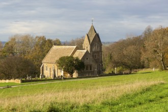 St Anne's Church, Bowden Hill, Lacock, Wiltshire, England, UK constructed 1856-57 by Captain J.N.