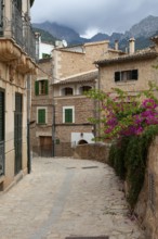 Natural stone houses in Majorca, Spain