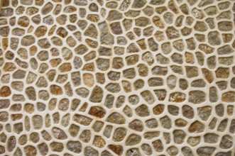 Stone wall, detailed view