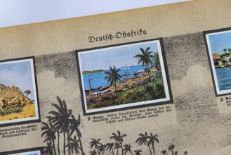 German colonies. German East Africa, port of Tanga. An anthology published by