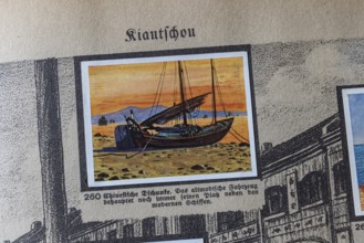 German colonies. Kiauchow. Chinese junk. An anthology published by Cigaretten-Bilderdienst Dresden