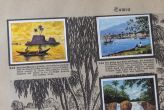 German colonies. Samoa Manono island. An anthology published by Cigaretten-Bilderdienst Dresden